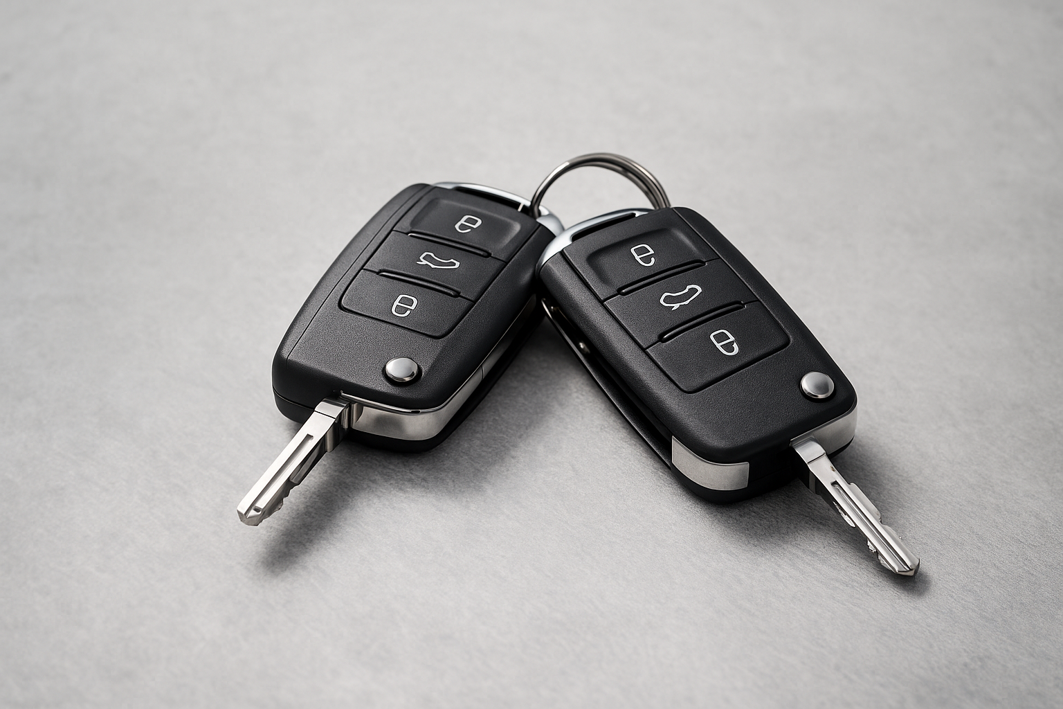 Deux clés de voiture - double de clé AUTOTECH en Île-de-France